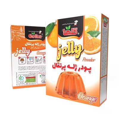 پودر ژله پرتقال گلها