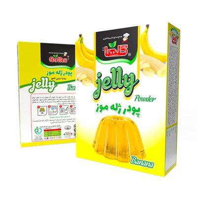 پودر ژله موزی گلها