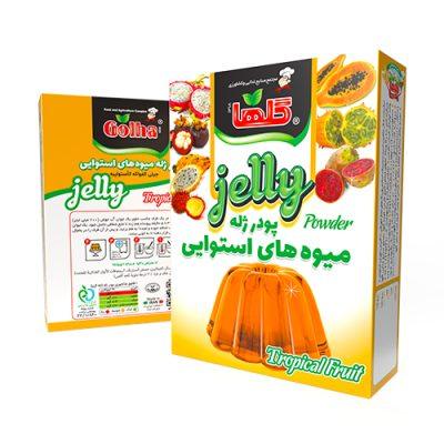 پودر ژله میوه های اسنتوایی