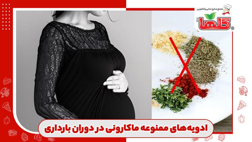 ادویه های ممنوعه ماکارونی در بارداری