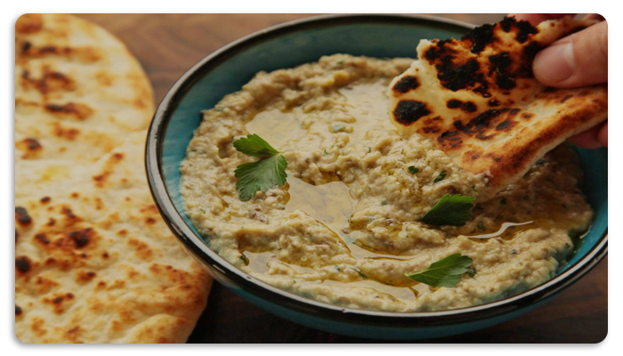 serving-baba-ganoush