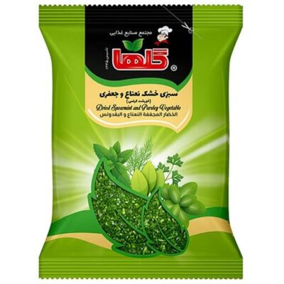 سبزی-خشک-نعنا-و-جعفری-100-گرم-سلفون