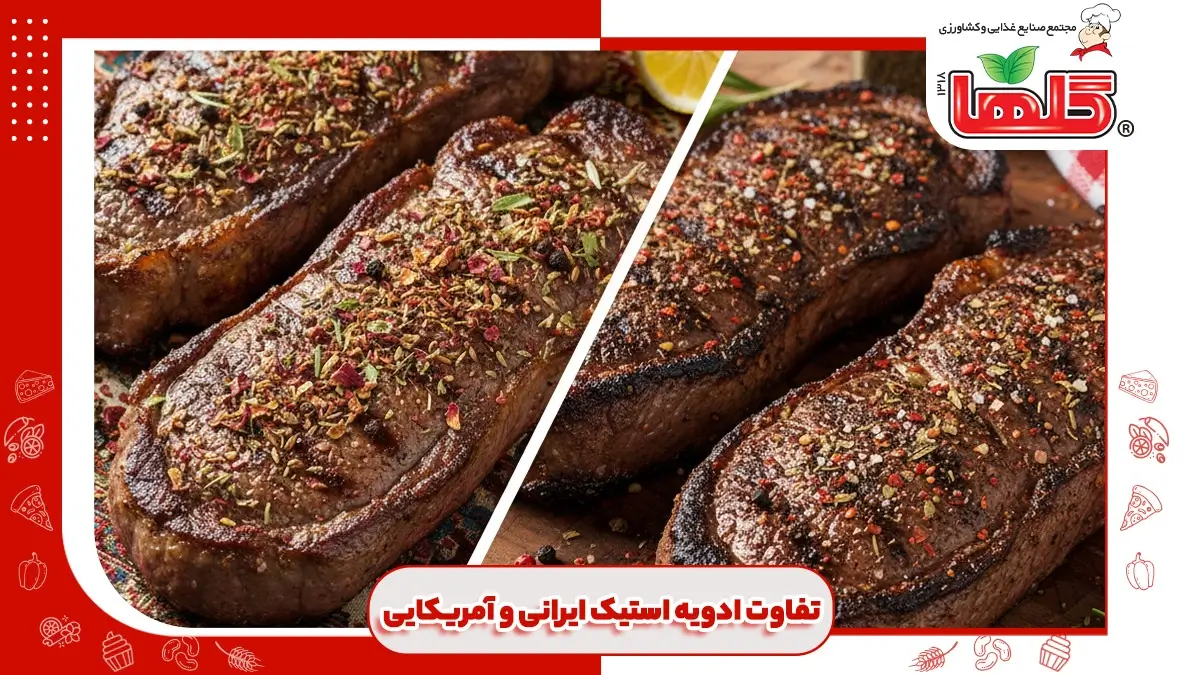 تفاوت ادویه استیک ایرانی و آمریکایی